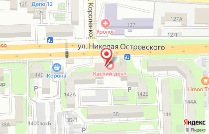 Стоматология Каспий-дент на карте