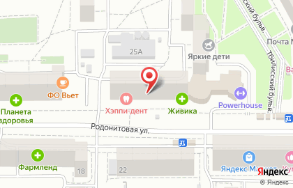 Студия маникюра ПИLКИ на Родонитовой улице на карте