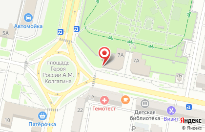 Магазин у дома Бристоль на улице Ленина на карте