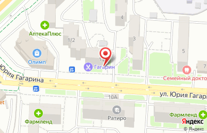 Аптека Вита+ в Октябрьском районе на карте
