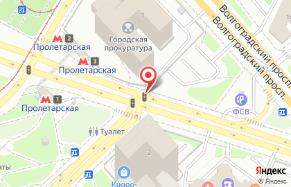 ЕвроДом на площади Крестьянской Заставы на карте