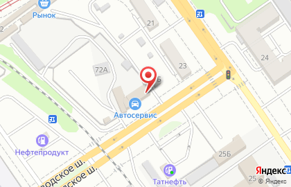 Магазин по продаже автозапчастей ГАЗ Детали Машин в Промышленном районе на карте
