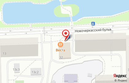 Магазин здорового питания МясновЪ на метро Марьино на карте