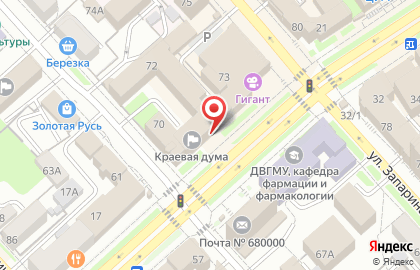 Управление административными зданиями Правительства Хабаровского края на карте