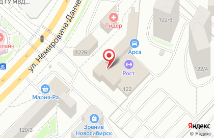 Продовольственный магазин Трио на улице Немировича-Данченко на карте