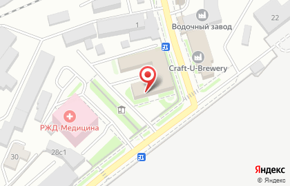 Красноярский территориальный центр фирменного транспортного обслуживания в Железнодорожном районе на карте