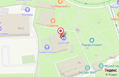 Батутная арена Just Jump! на улице Сокольнический Вал на карте