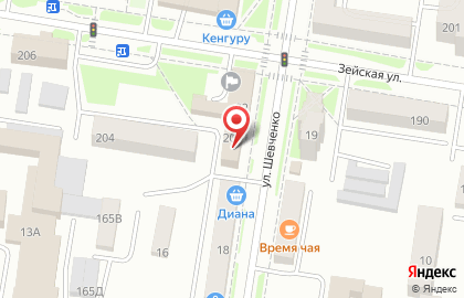 Агентство недвижимости Авторитет на улице Шевченко на карте