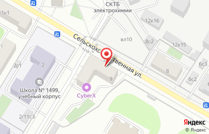 Банкомат СберБанк на Сельскохозяйственной улице, 9 на карте