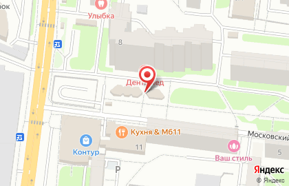 Стоковый магазин Лиса на карте