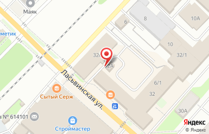 Автомойка в Перми на карте