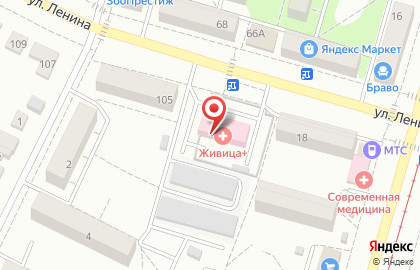 Русская Тройка на улице Ленина на карте