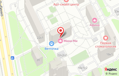 Частный детский сад Алые Паруса в Ховрино на карте