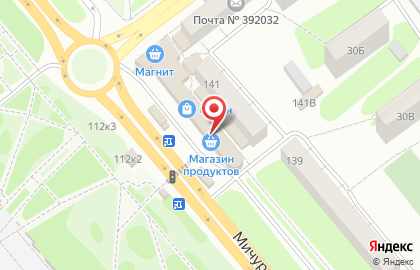 Пекарня Хлебница на Мичуринской улице на карте