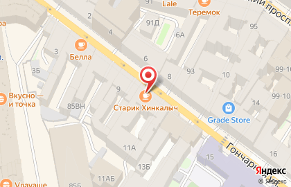 Мини-гостиница в Санкт-Петербурге на карте