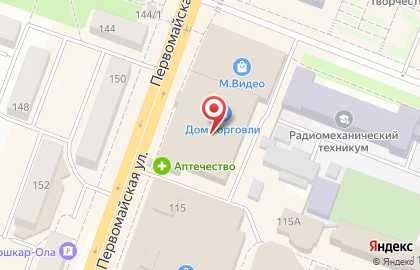 Сервис по доставке еды Chibbis на Первомайской улице на карте