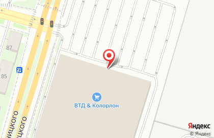 Торговый комплекс втд & Колорлон на улице Богдана Хмельницкого на карте