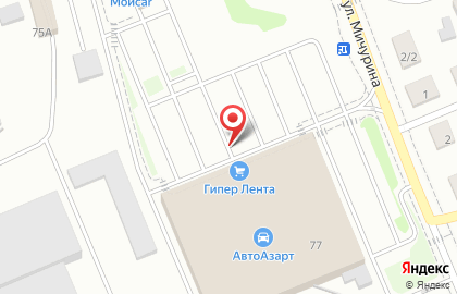 Гипермаркет Лента в Красноярске на карте