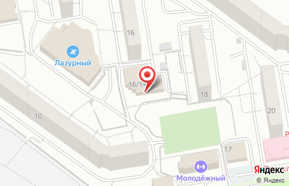 Продовольственный магазин в Октябрьском районе на карте