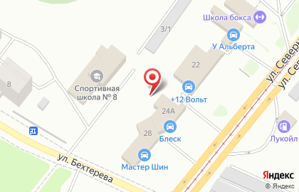 Шиномонтажная мастерская ДИСКОПРАВ в Ленинском районе на карте