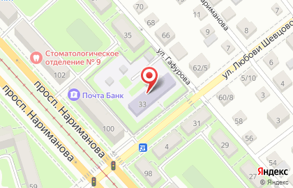 Детский сад Северянка №50 на улице Любови Шевцовой на карте