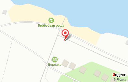 Пляж Березовая роща на карте