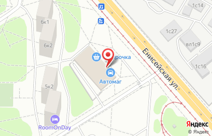 Магазин Автомаг на метро Свиблово на карте