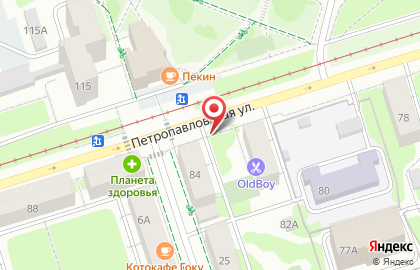 Доброта.ру на Петропавловской улице на карте