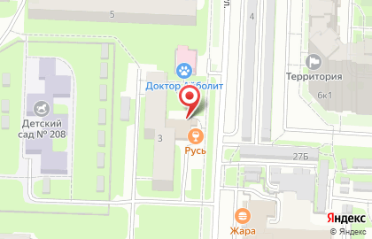Киоск по продаже хлебобулочных изделий Русь на карте