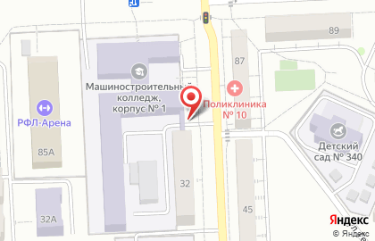 Молодежный клуб бокса Чемпион на карте