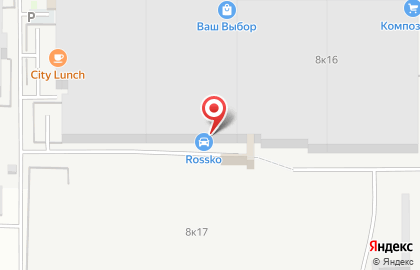 Оптовый магазин автозапчастей Rossko на улице Текстильщиков на карте