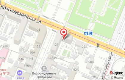 Супермаркет Любимый магазин на Красноармейской улице на карте