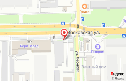 Городской молочный завод на Московской улице на карте