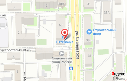Челябинский филиал Банкомат, СМП Банк на улице Сталеваров на карте
