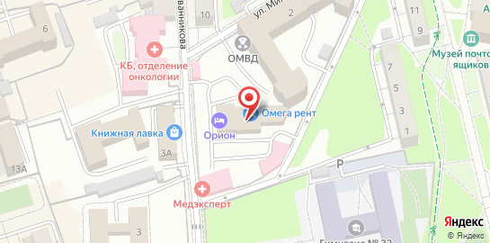 Гостевой дом Орион на карте