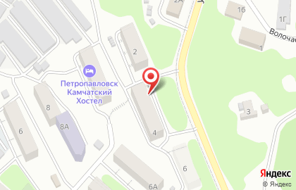Магазин продуктов Близнецы в Петропавловске-Камчатском на карте