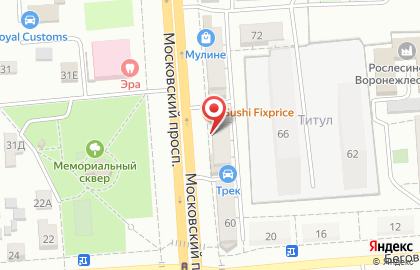 Квартирный ответ на Московском проспекте на карте