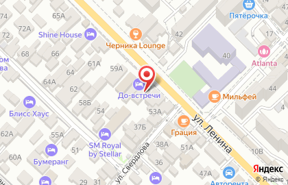 Крайинвестбанк на улице Ленина на карте