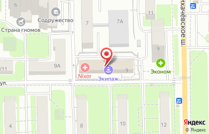 Многопрофильный медицинский центр Nixor Clinic на Нагорной улице в Долгопрудном на карте