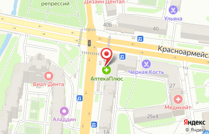 Банк Тульский Промышленник на Красноармейском проспекте на карте