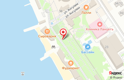 Продуктовый магазин в Краснодаре на карте