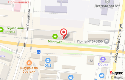 Микрокредитная компания Мани в кармане в Благовещенске на карте