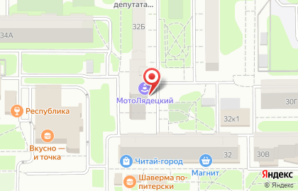 Автошкола Радуга на Комсомольском проспекте на карте