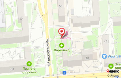 Продуктовый магазин Белорус на Клубной улице на карте
