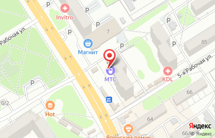 Оператор связи МТС на улице Кирова на карте
