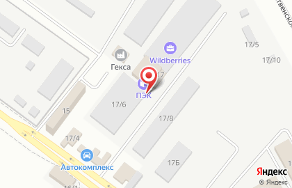 Компания ПЭК на улице Рождественского на карте