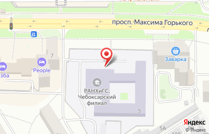 Центр молодежных инициатив на проспекте Максима Горького на карте
