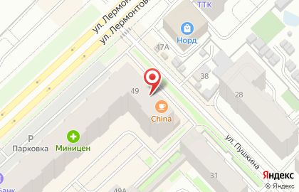 Служба доставки суши и пиццы Sushido на карте