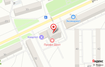 Квартет на улице Дзержинского на карте