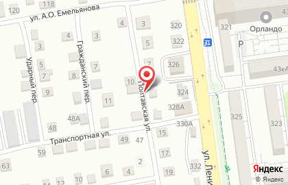 ООО СКАРЛЕТ на Полтавской улице на карте